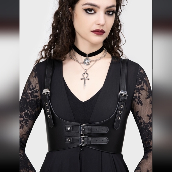 Killstar Black Harness Belt - Picture 3 of 4